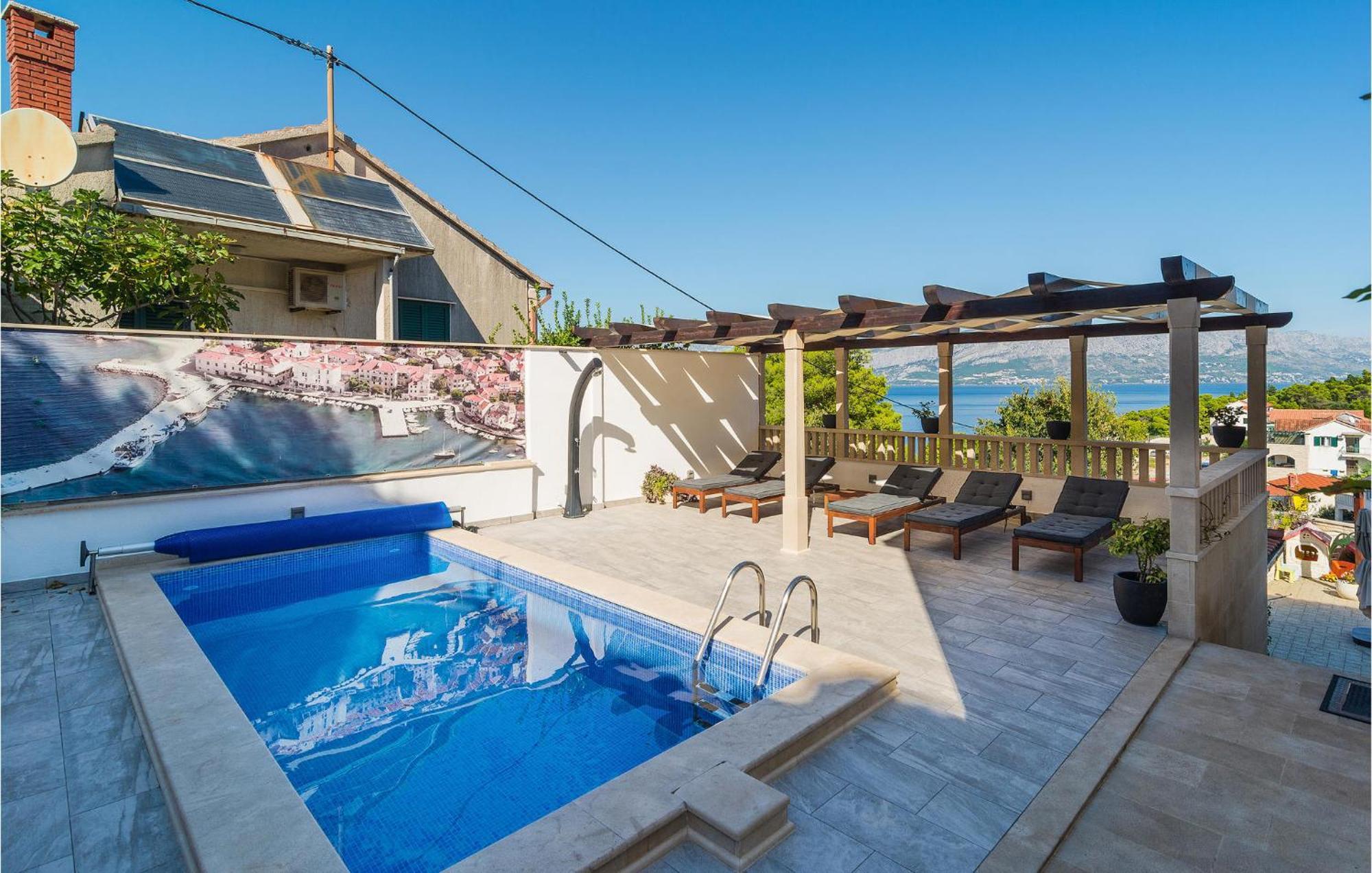 Nice Home In Postira With Outdoor Swimming Pool Dış mekan fotoğraf